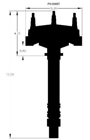 Chevy V8 Crank Trigger Distributor - 84697